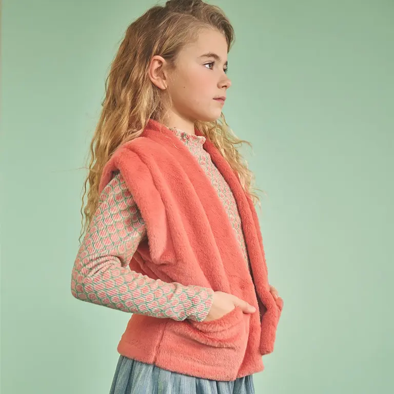 Gilet Kila (lovely lychee pink)