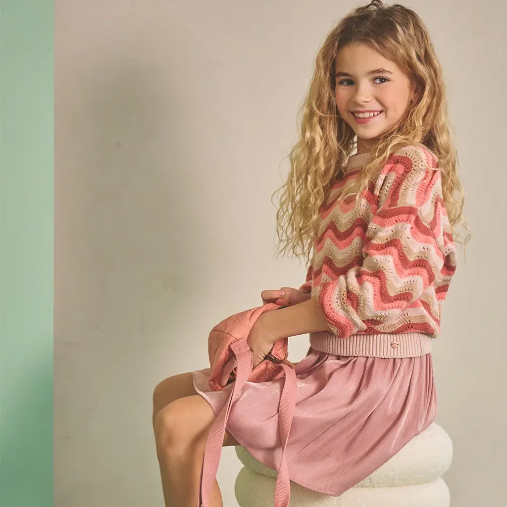 Gebreide trui Kessy (lovely lychee pink)