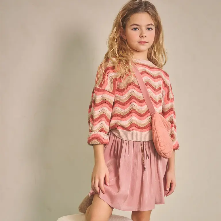 Rokje Nele metallic (lovely lychee pink)