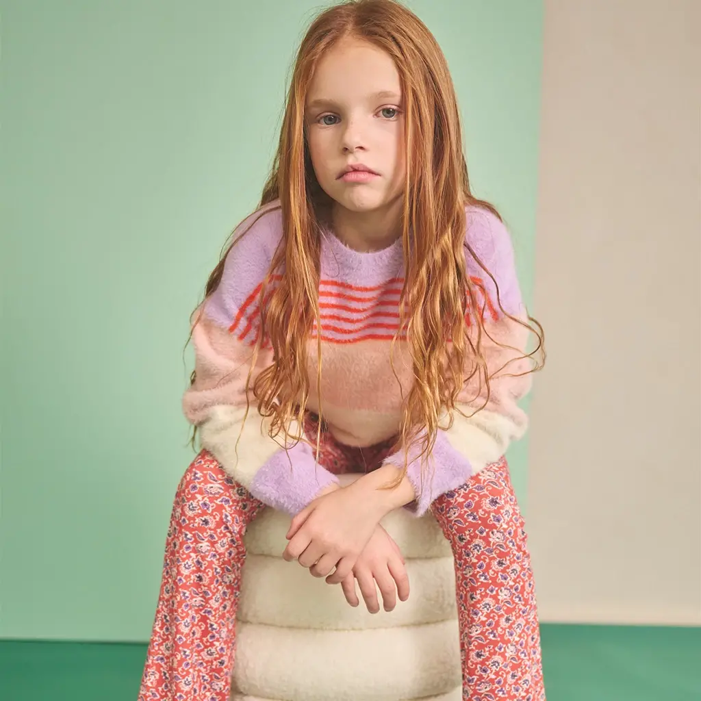 Zachte trui Kendra (lupine lilac)