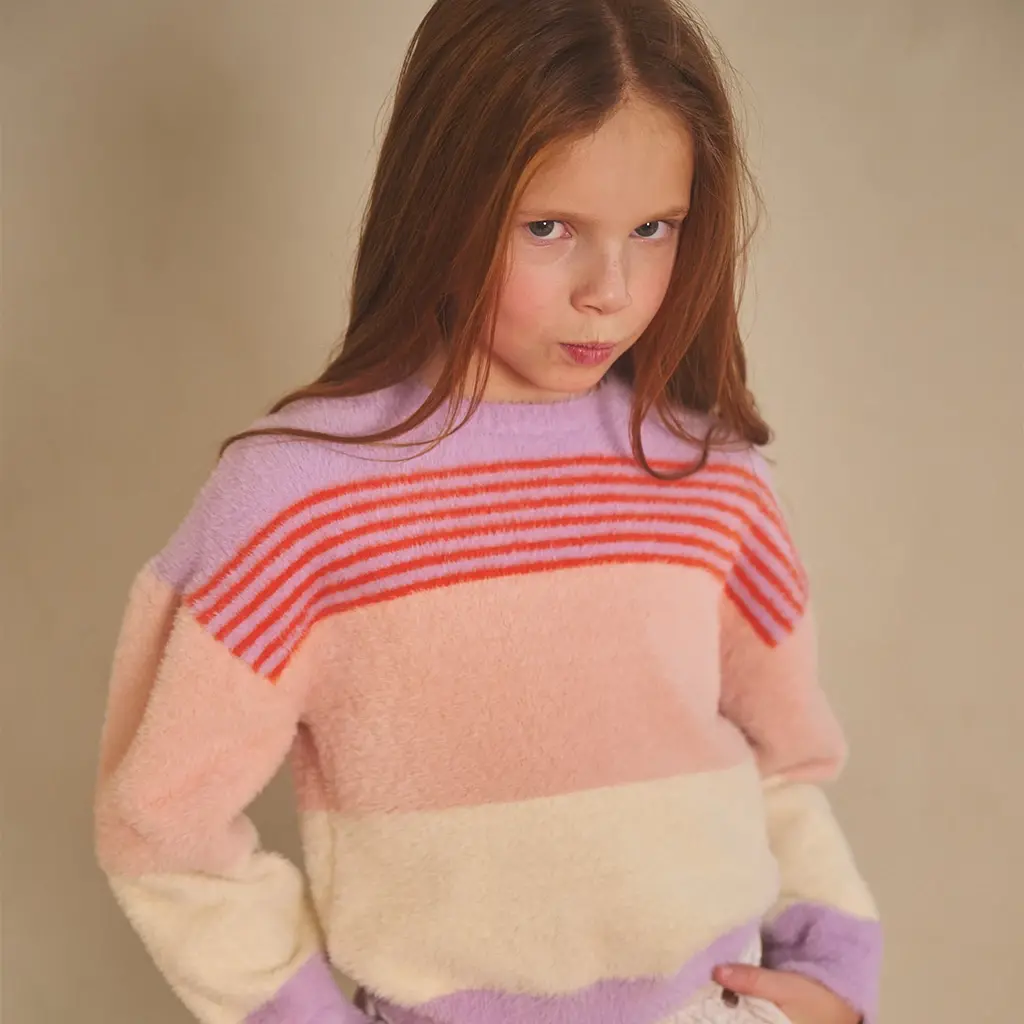 Zachte trui Kendra (lupine lilac)