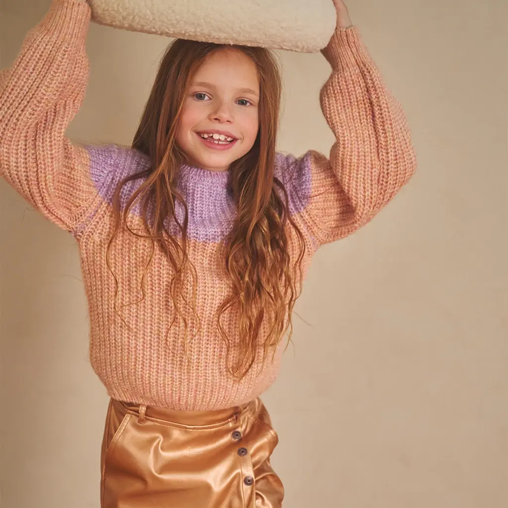 Gebreide trui Kem (spicy ginger)