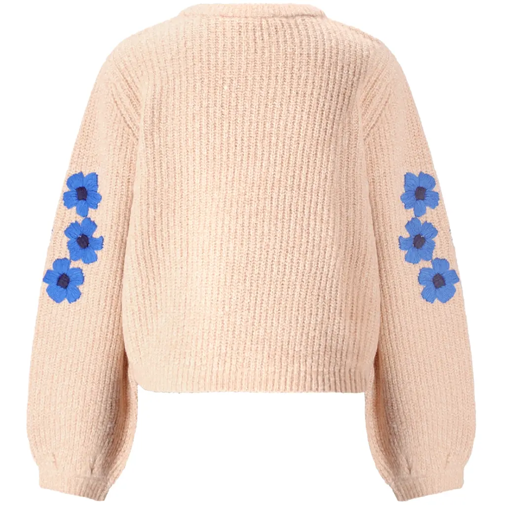 Gebreide trui Kem (pearled ivory)