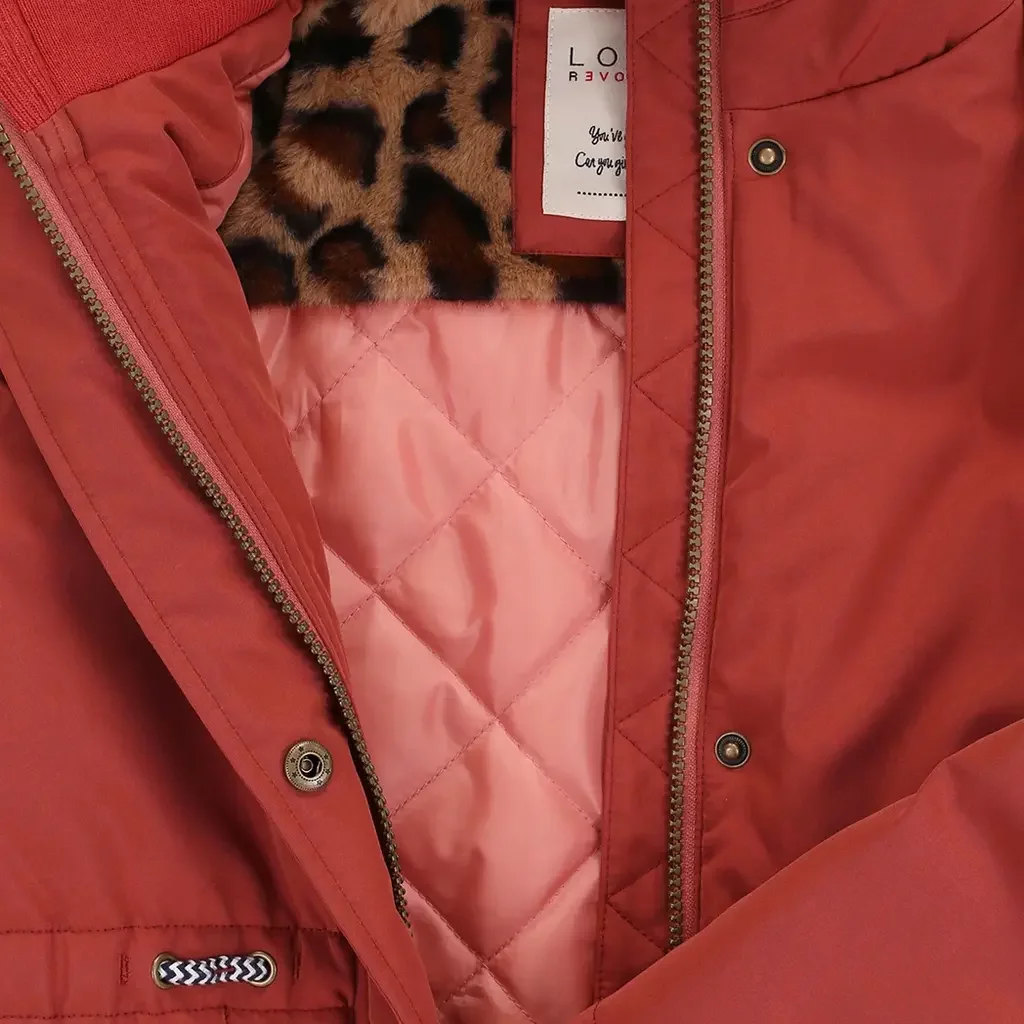 Winterjas parka (terracotta)