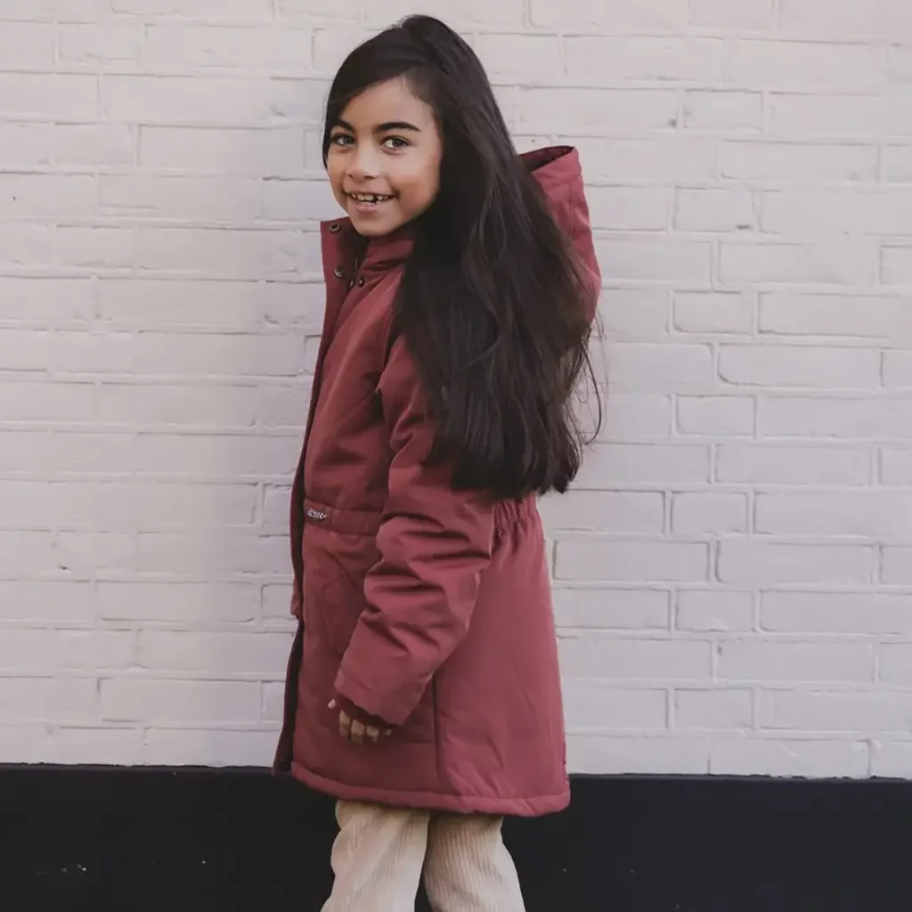 Winterjas parka (terracotta)