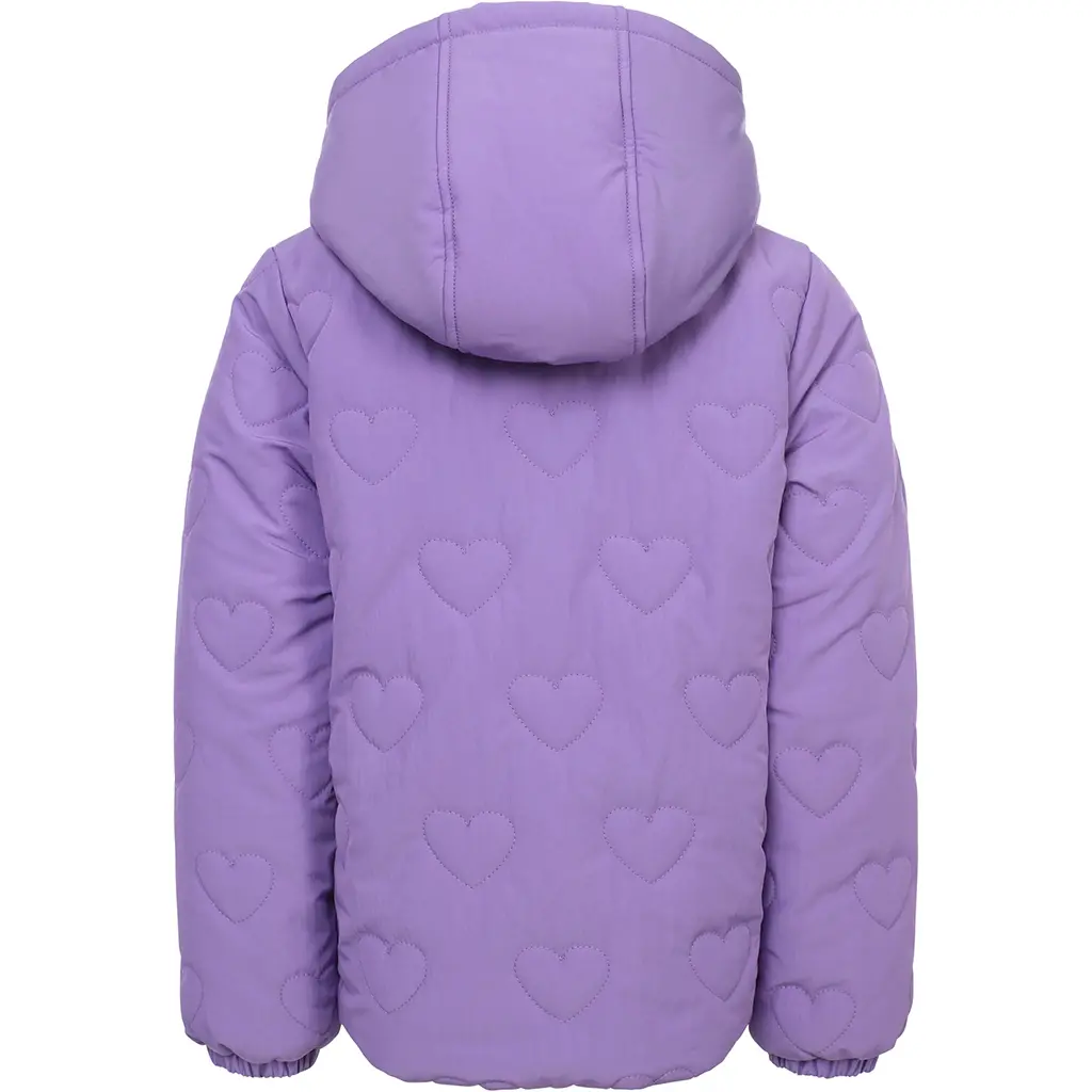 Winterjas hearts (bright lilac)