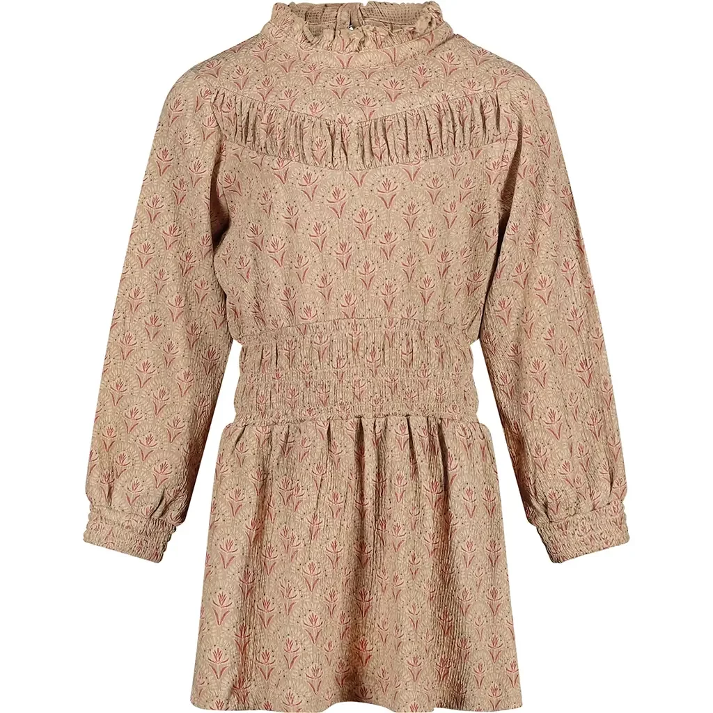 Jurk Tabby (aop red flower)