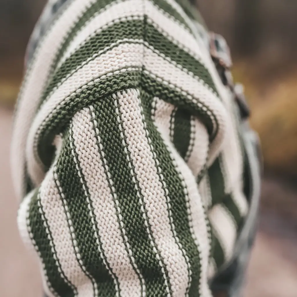 Gebreide trui collar (multicolor)