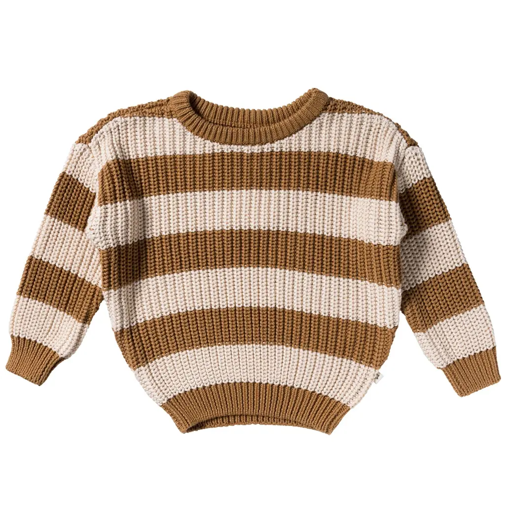 Gebreide trui chunky (smoke grey)