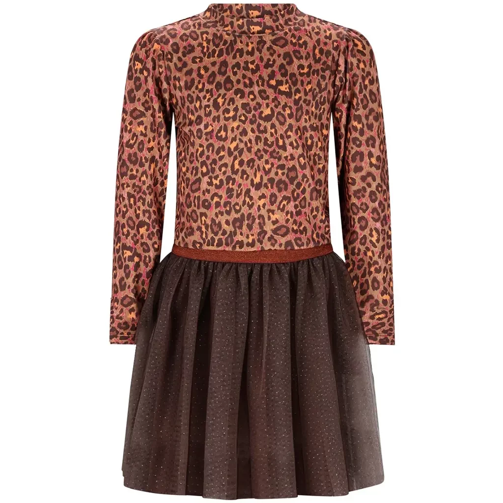 Jurk Dina (leopard texas)