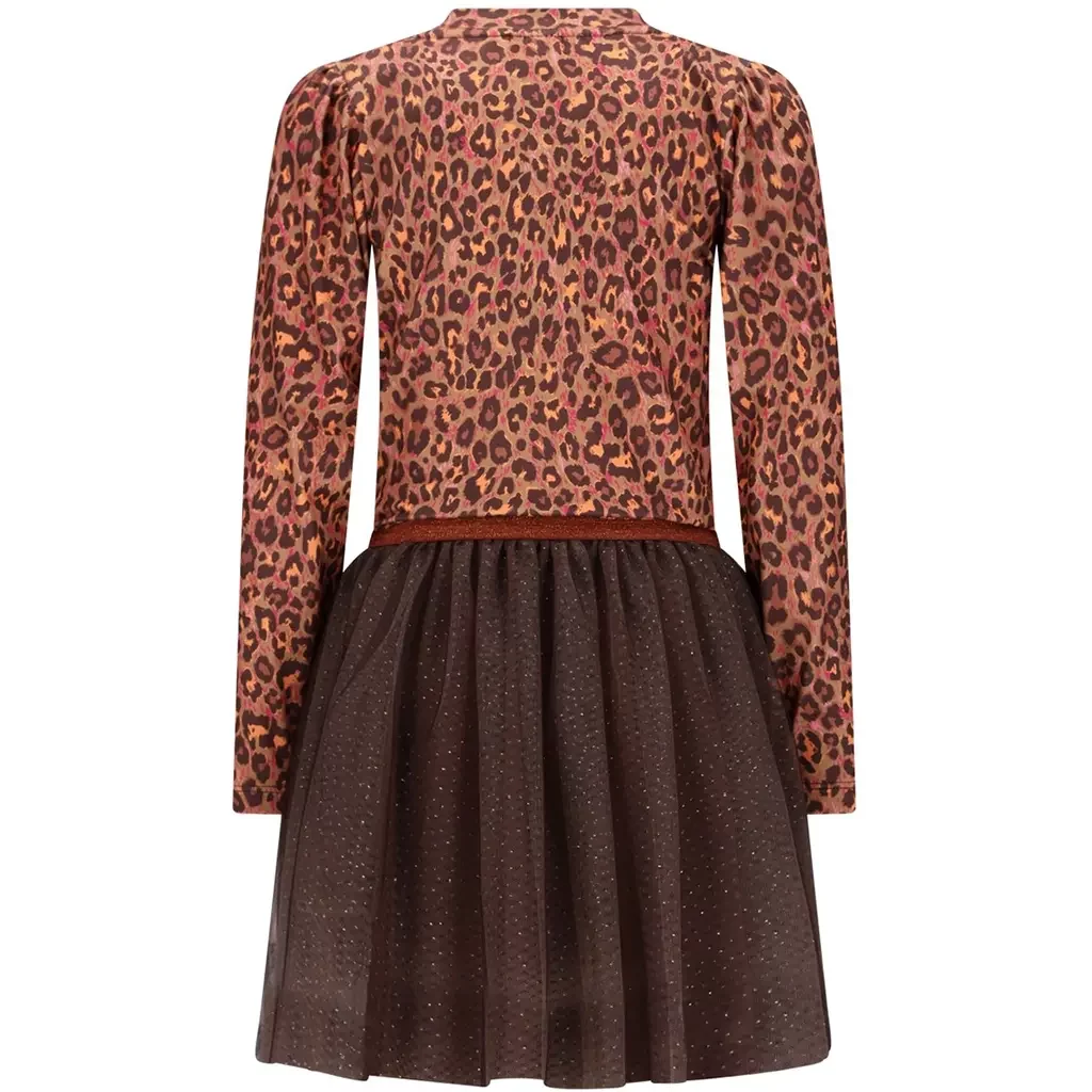 Jurk Dina (leopard texas)