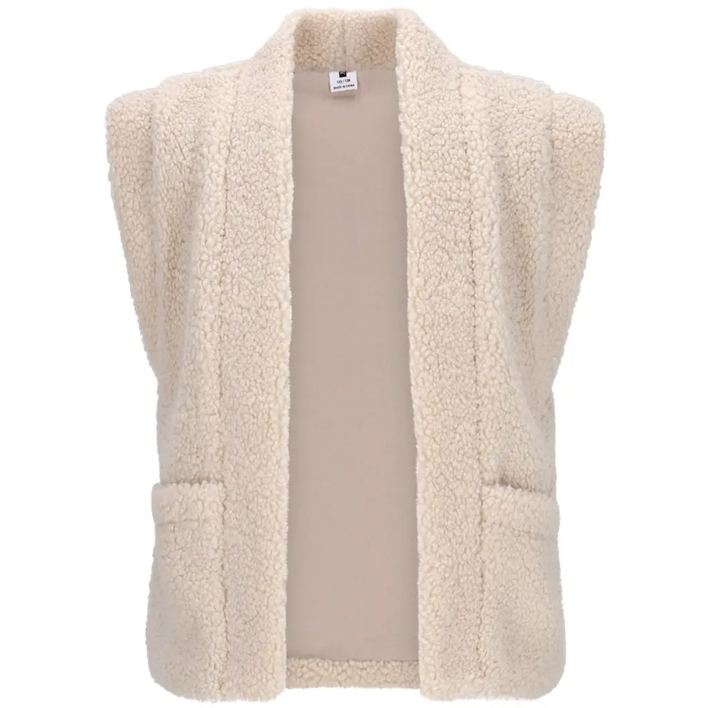 Gilet Georgie teddy (ecru)