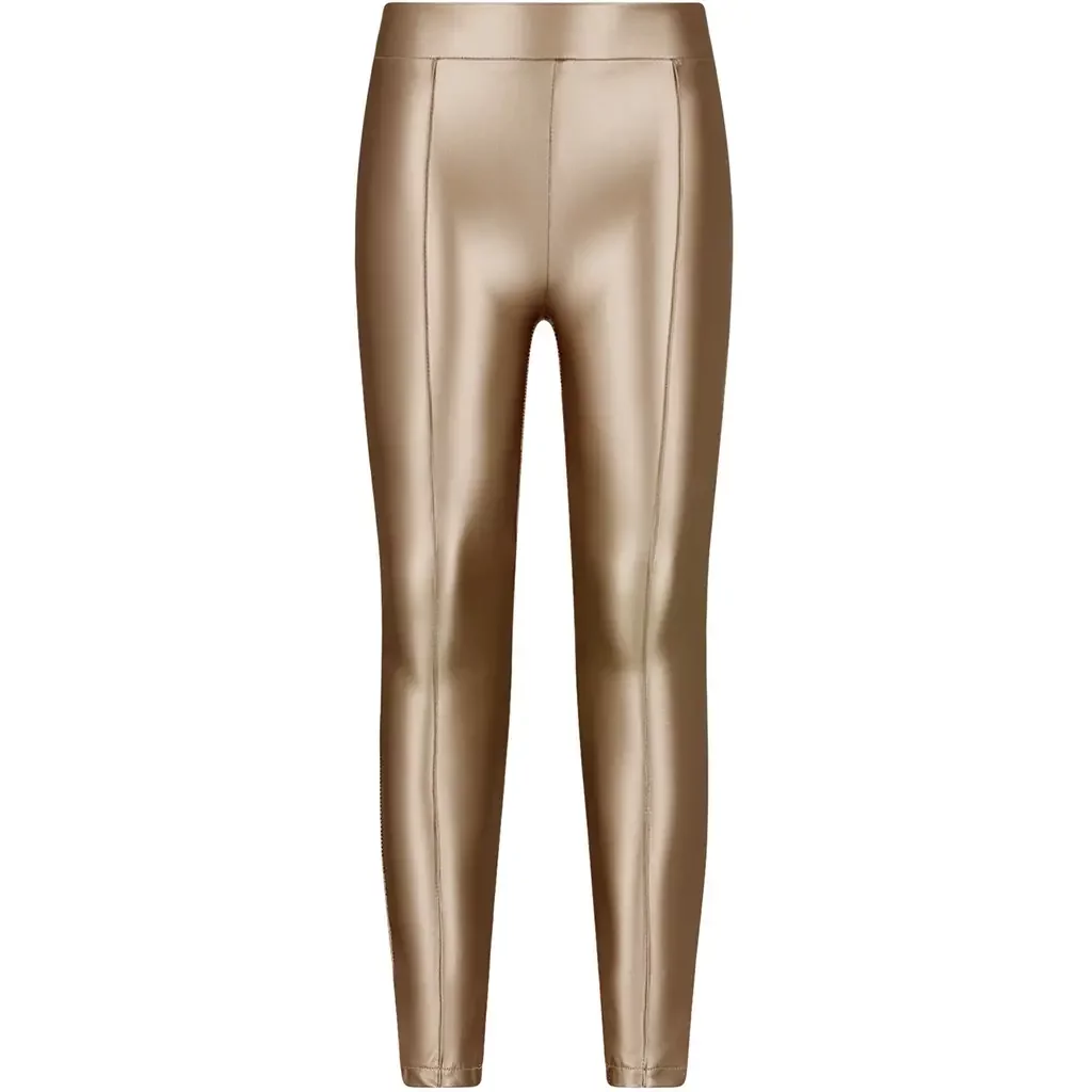 Legging Luna fake leather (light gold)