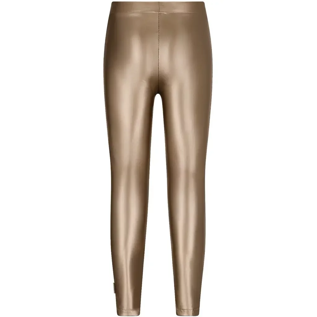 Legging Luna fake leather (light gold)