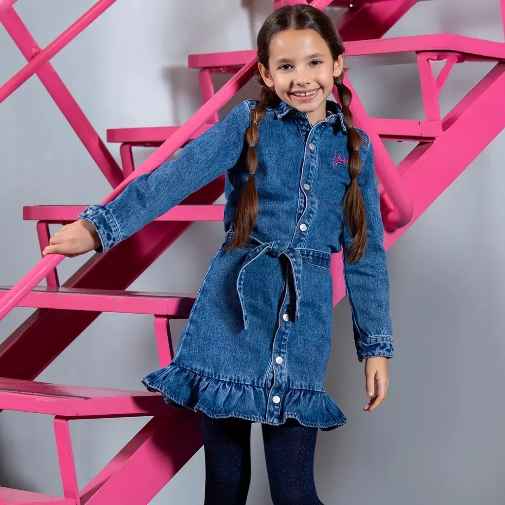 Spijkerjurk Dilan (mid blue denim)