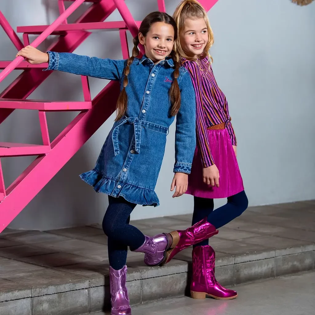 Spijkerjurk Dilan (mid blue denim)