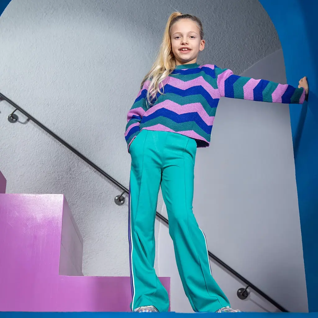 Broek Poppy (porcelain green)