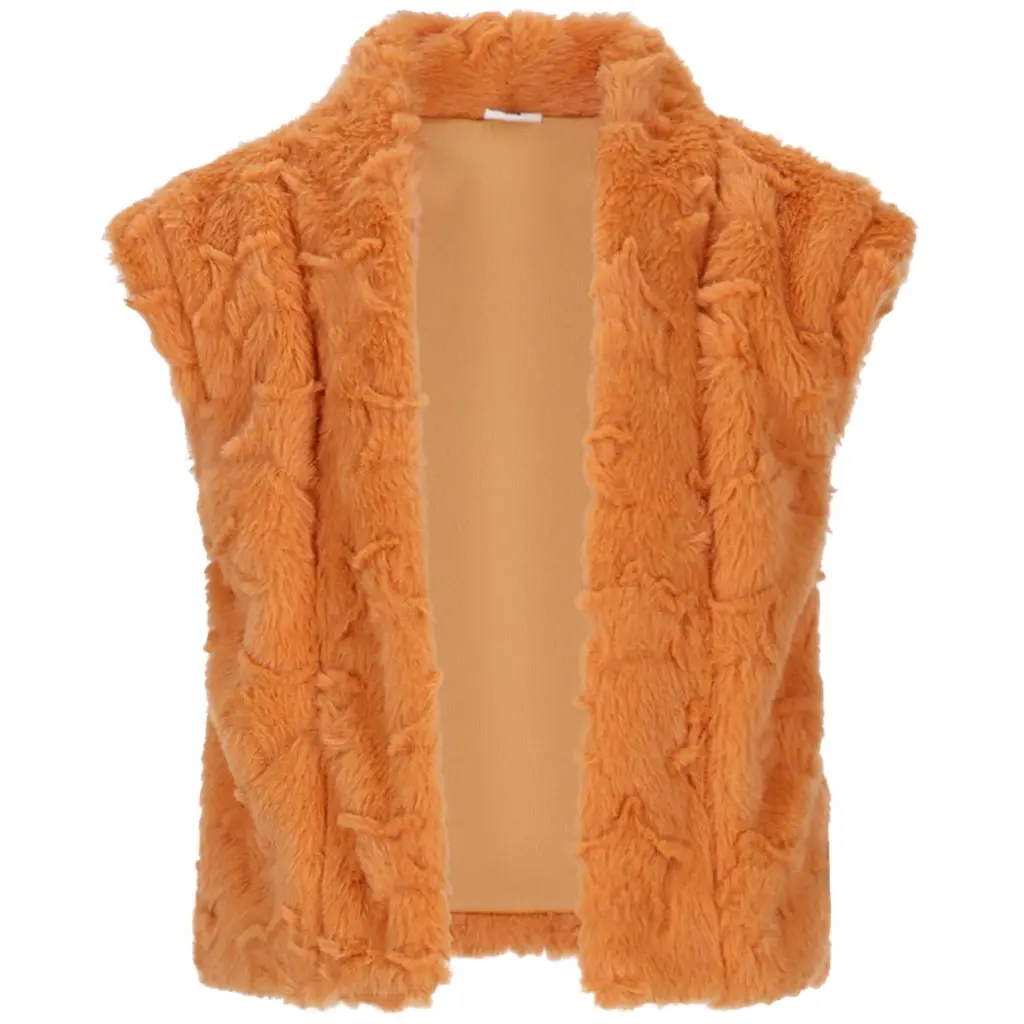 Giletje Georgie teddy (tangerine)