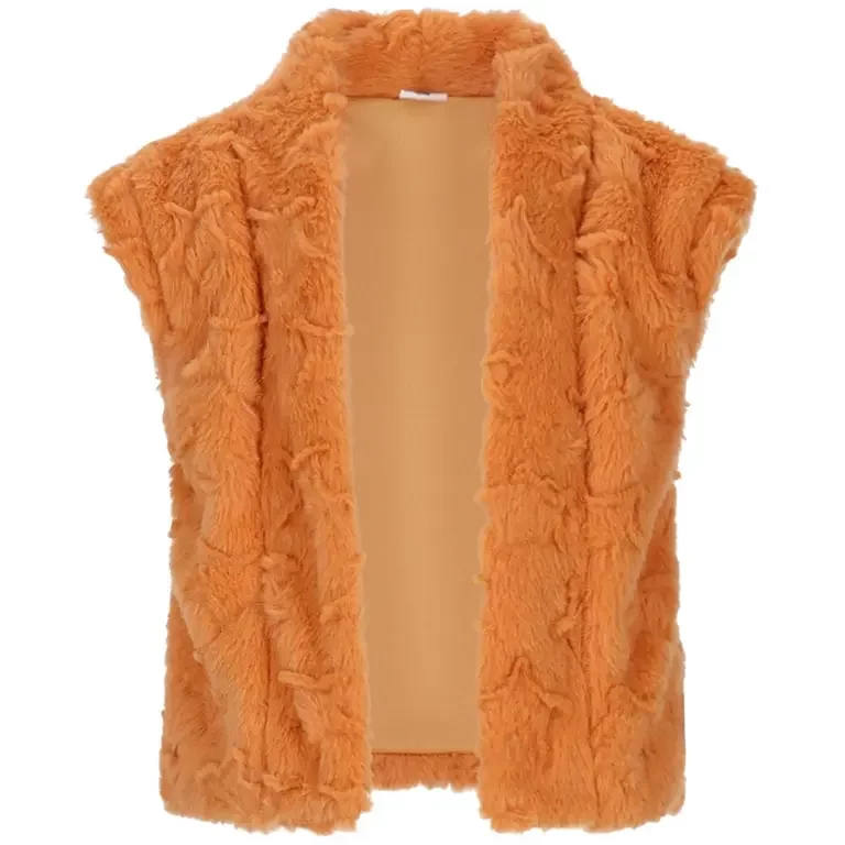 Giletje Georgie teddy (tangerine)