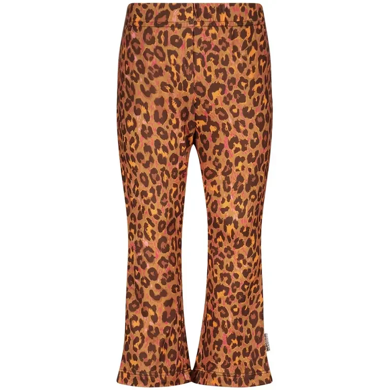 Broekje Phoebe flared (leopard texas)