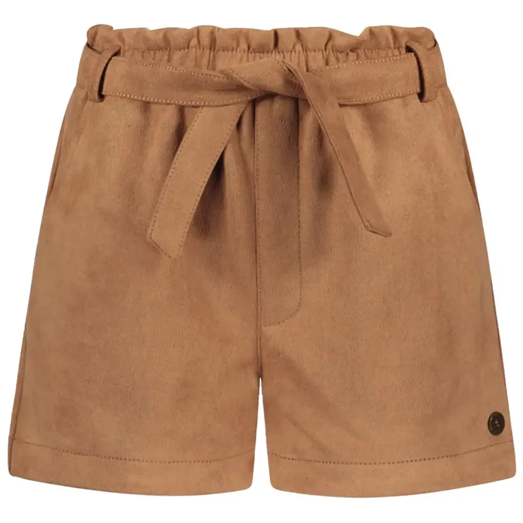 Kort broekje Fay-Linn fake leather (camel)