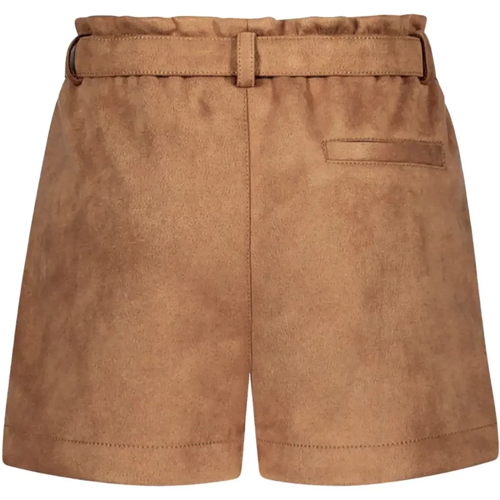 Kort broekje Fay-Linn fake leather (camel)