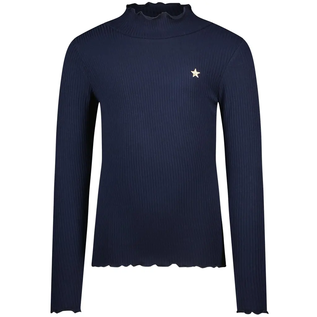 Longsleeve Eef rib (navy)