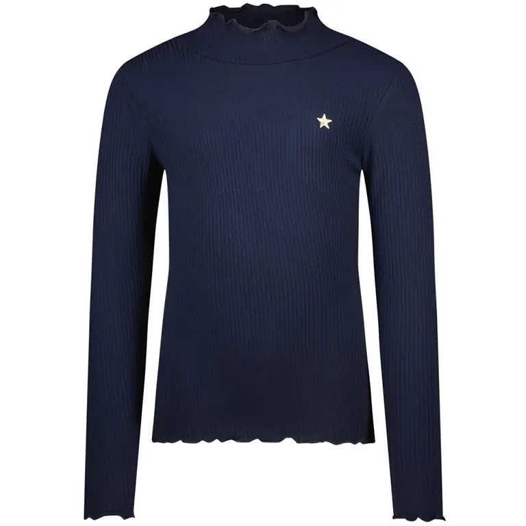 Longsleeve Eef rib (navy)