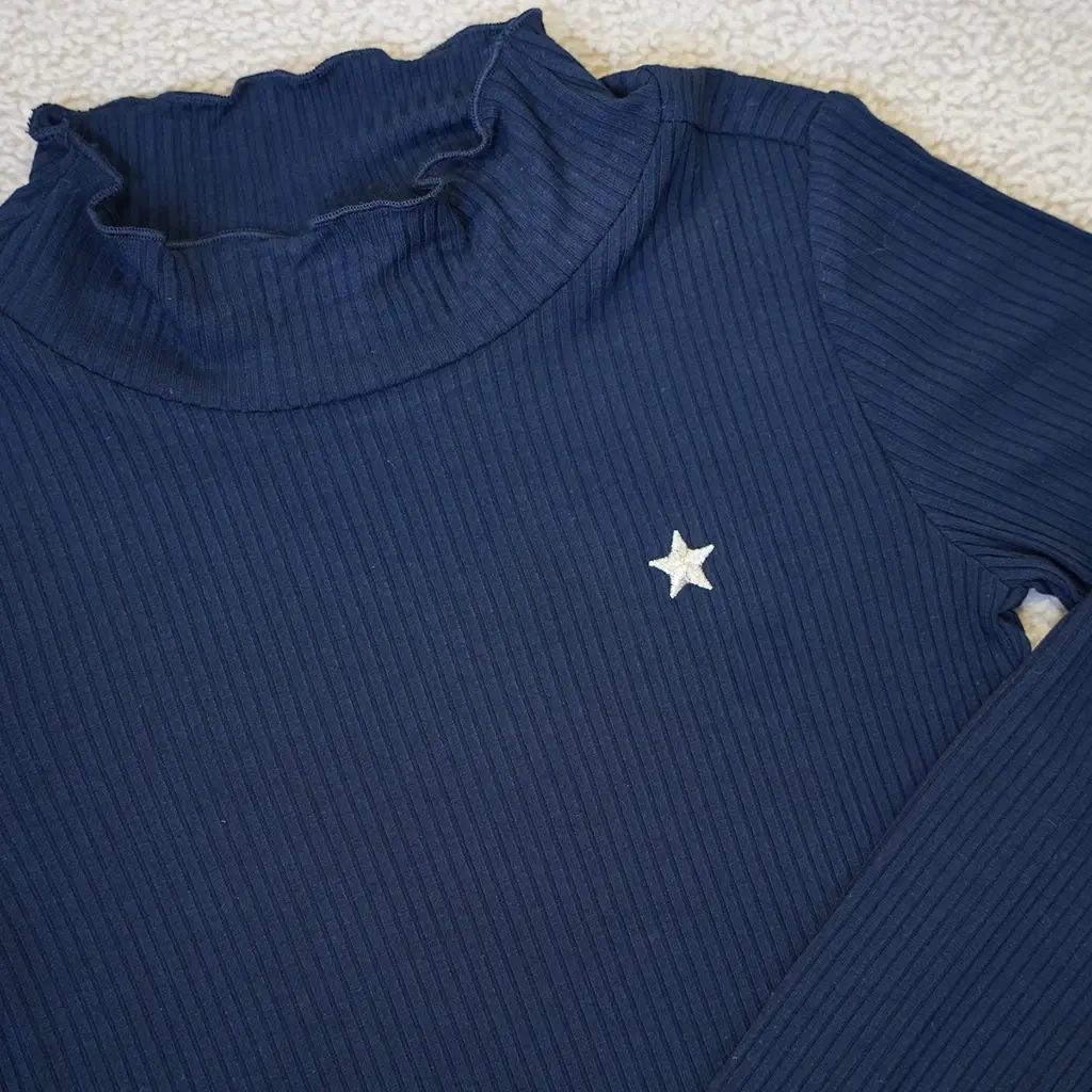 Longsleeve Eef rib (navy)
