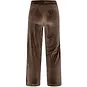 Like Flo Broek Fem velvet wide fit (choco)
