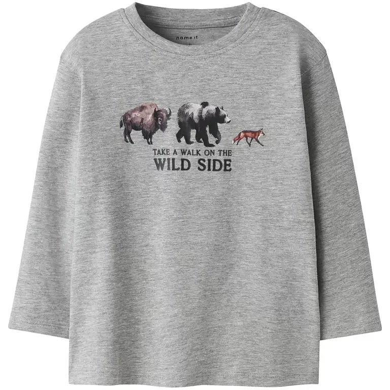 Longsleeve Moris (grey melange)