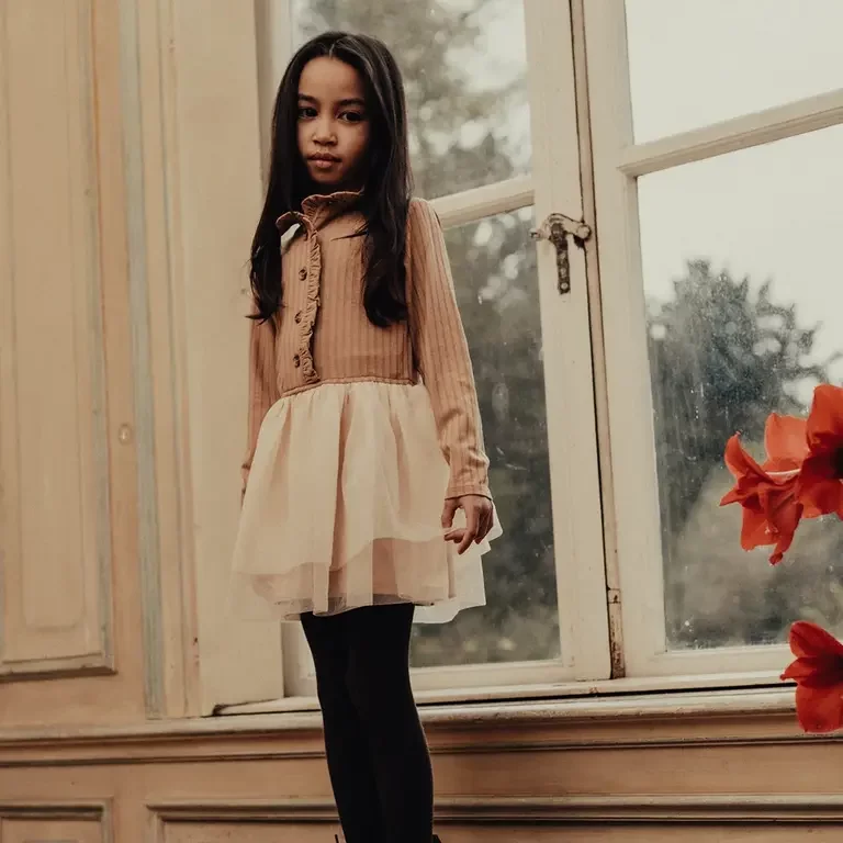 Jurk Marly (peach almond)