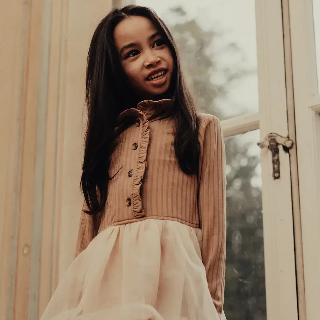 Jurk Marly (peach almond)