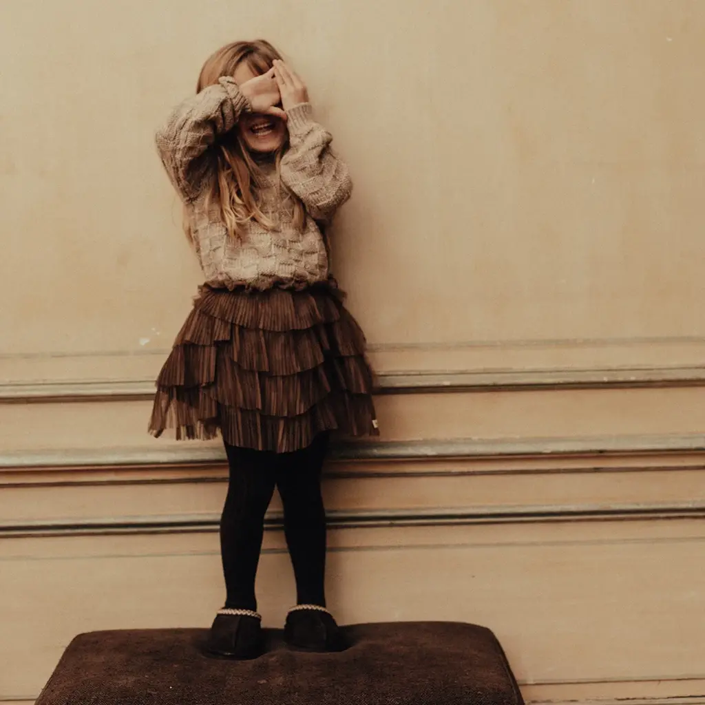 Trui Velan (sand melange multicolor)