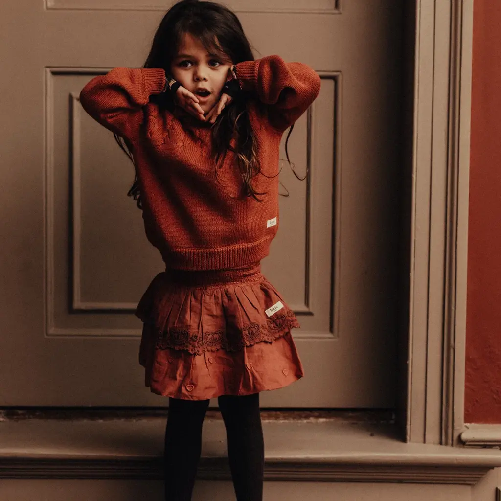 Rokje Paige (red maroon)