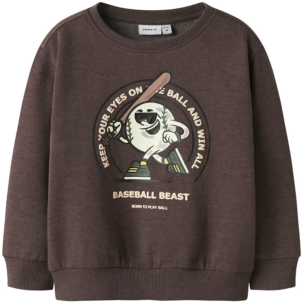 Trui sweater Olaf (shaved chocolate)