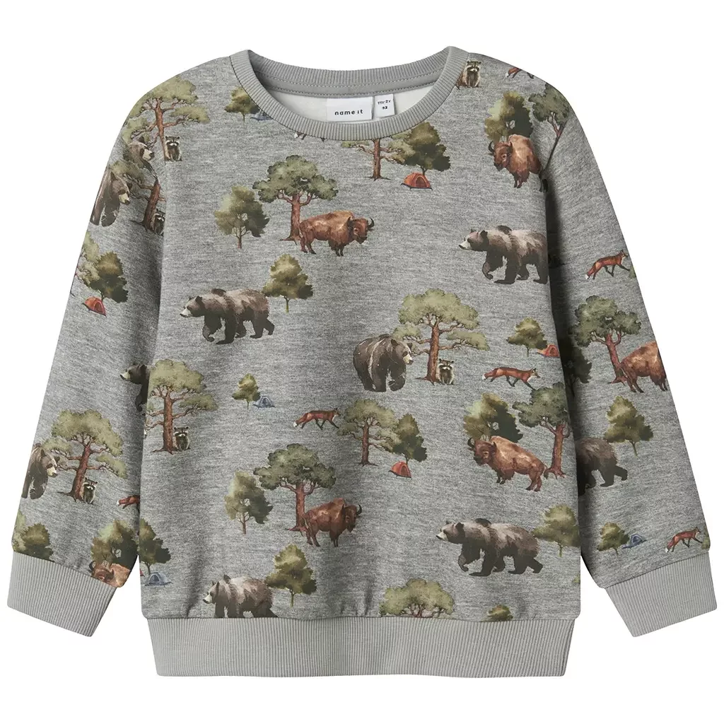 Trui sweater Molin (grey melange)