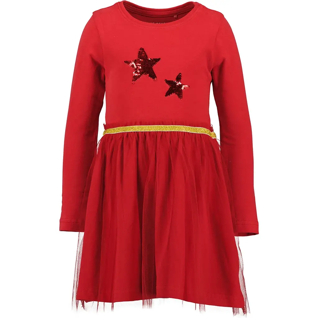 Kerst jurk (bright red)