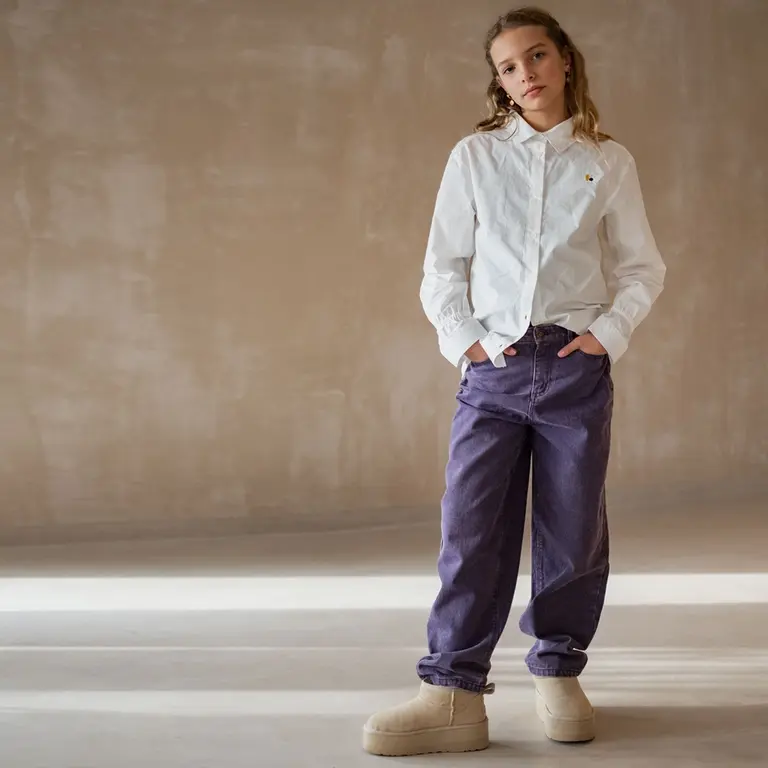 Spijkerbroek Farrel balloon (purple)