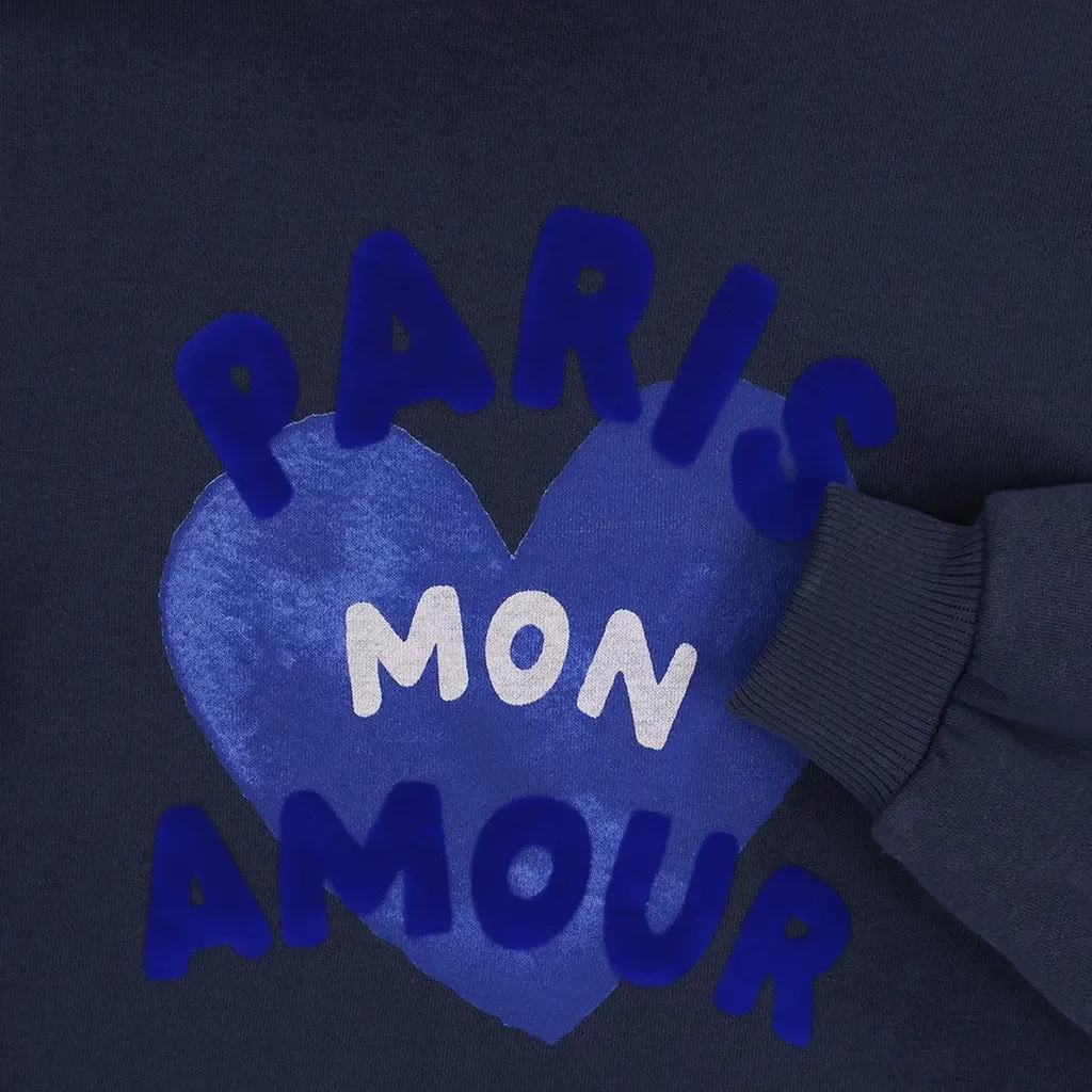 Trui hoodie  (dark blue)