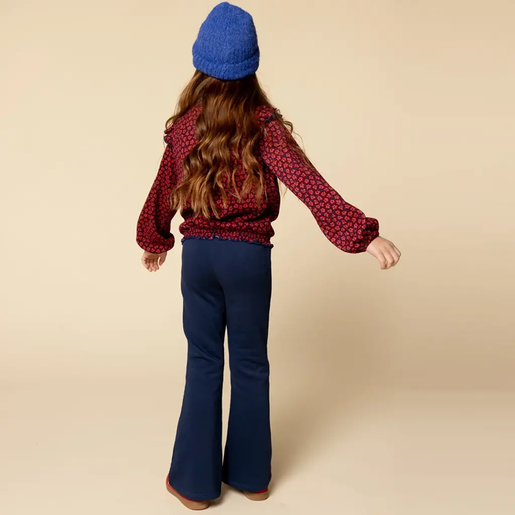 Broek flared (dark blue)