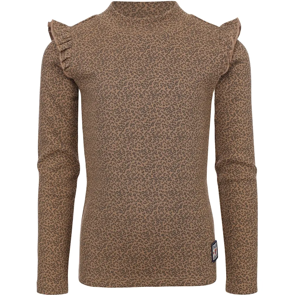 Longsleeve rib (mini leopard)