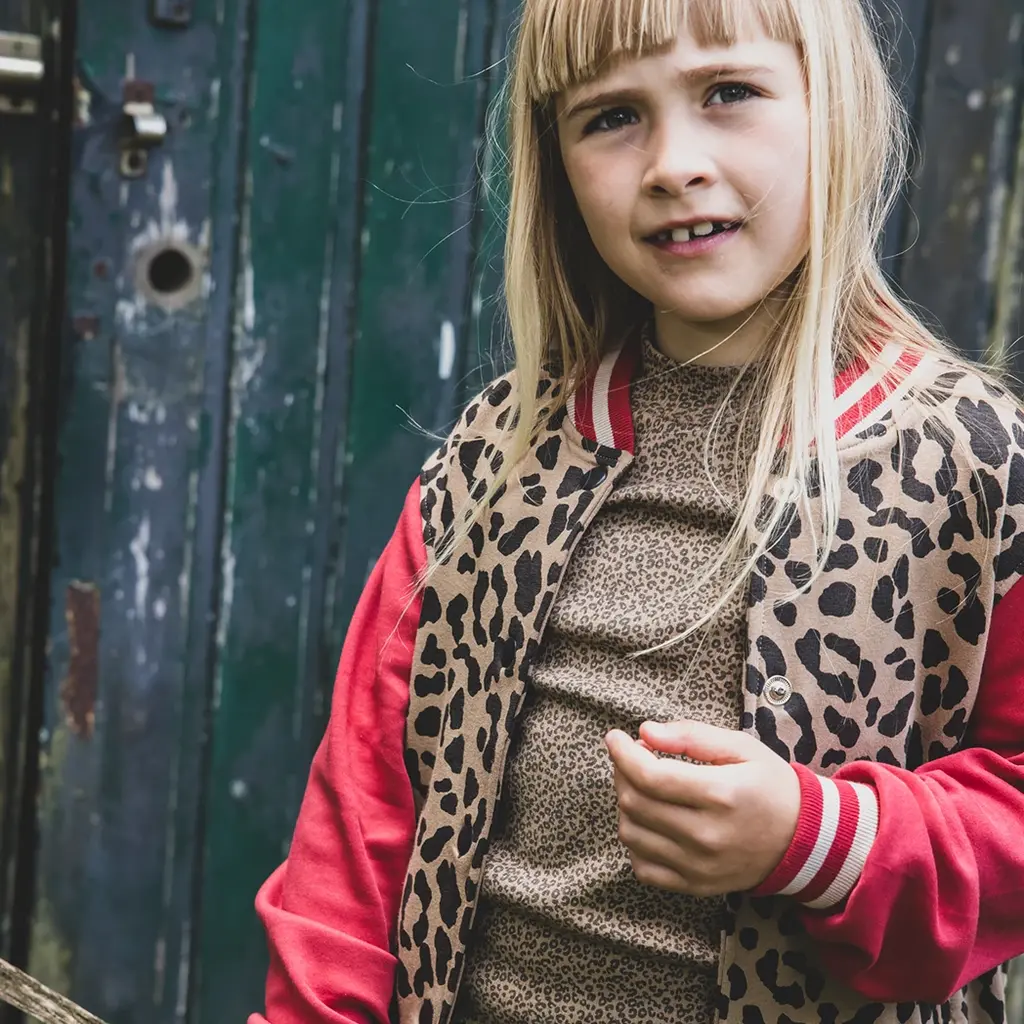 Longsleeve rib (mini leopard)