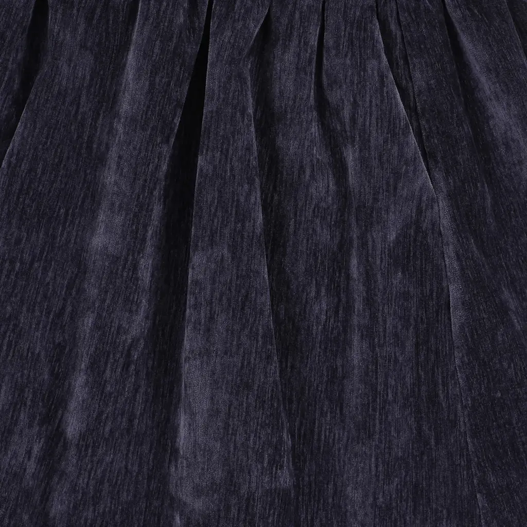 Rokje velvet (dark blue)