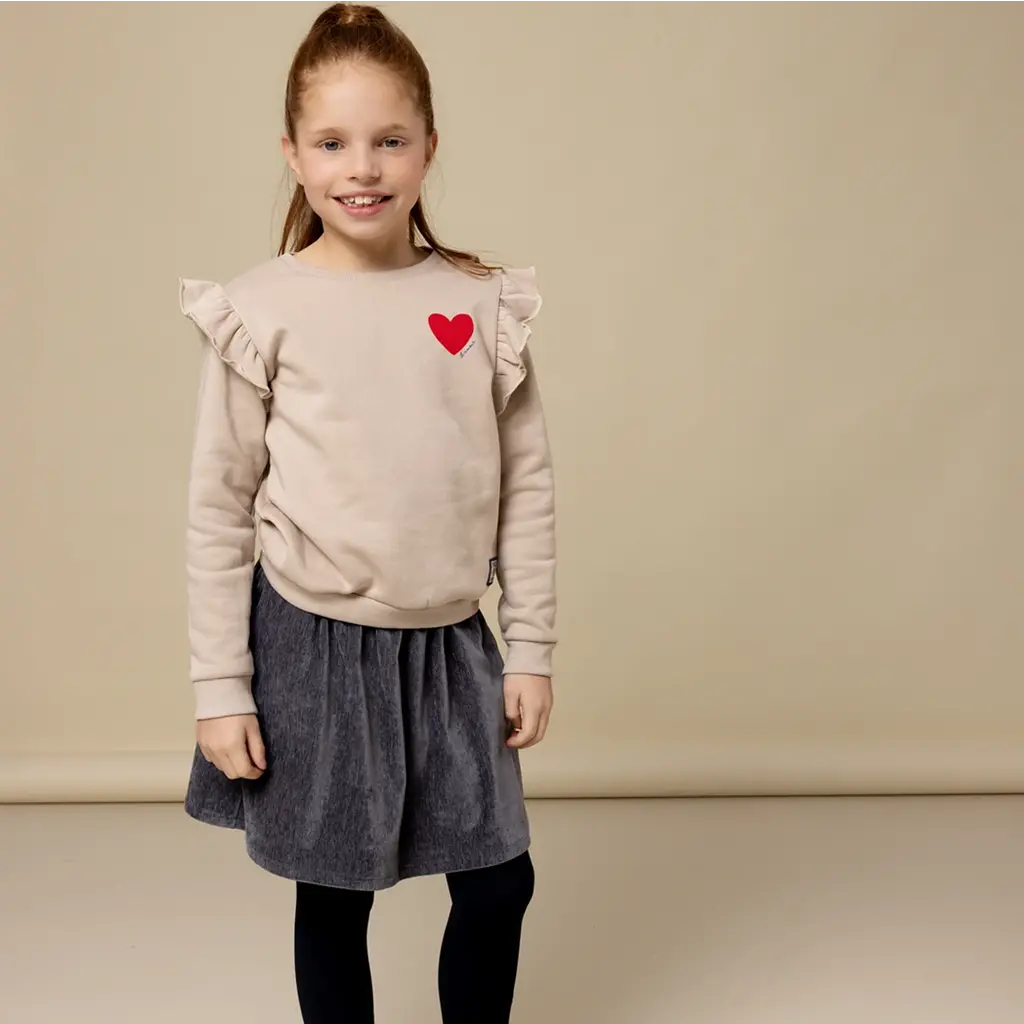 Rokje velvet (dark blue)