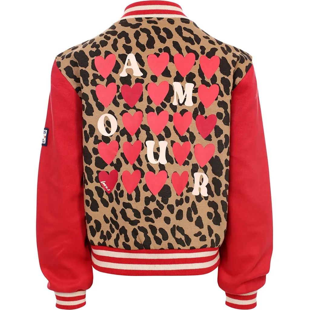 Baseball jacket/vest (leopard ao)