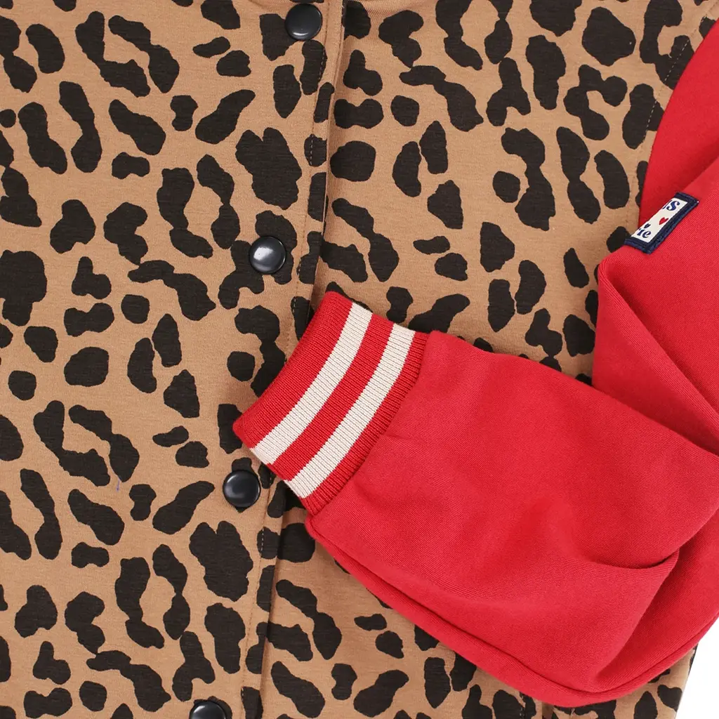 Baseball jacket/vest (leopard ao)