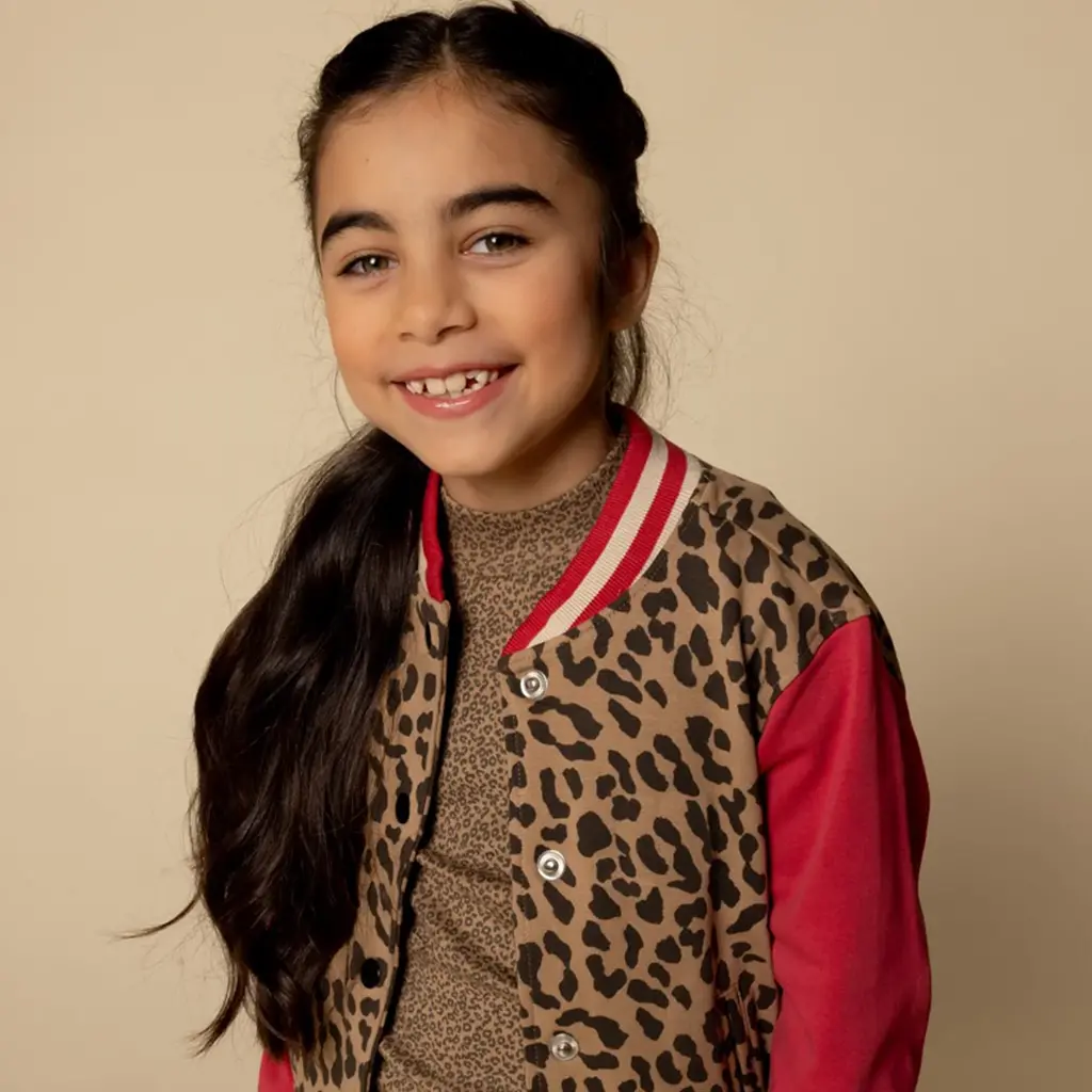 Baseball jacket/vest (leopard ao)