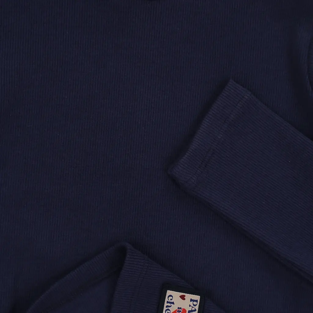 Longsleeve rib (dark blue)