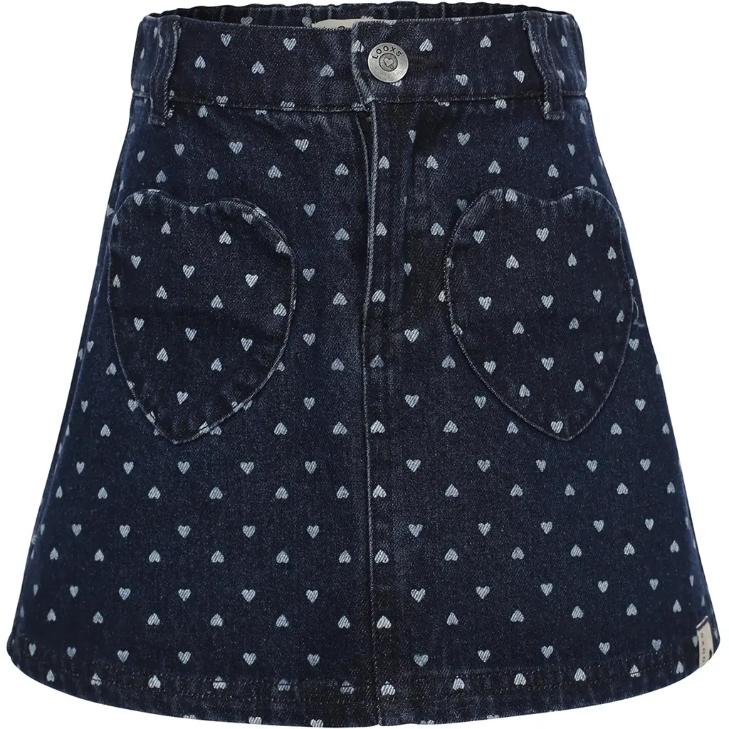 Spijkerrokje (denim hearts)